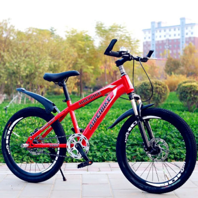 Adult Mountain Bike Single Speed Double Disc Brake Shock Absorber Student Mountain Bike 26 Inches