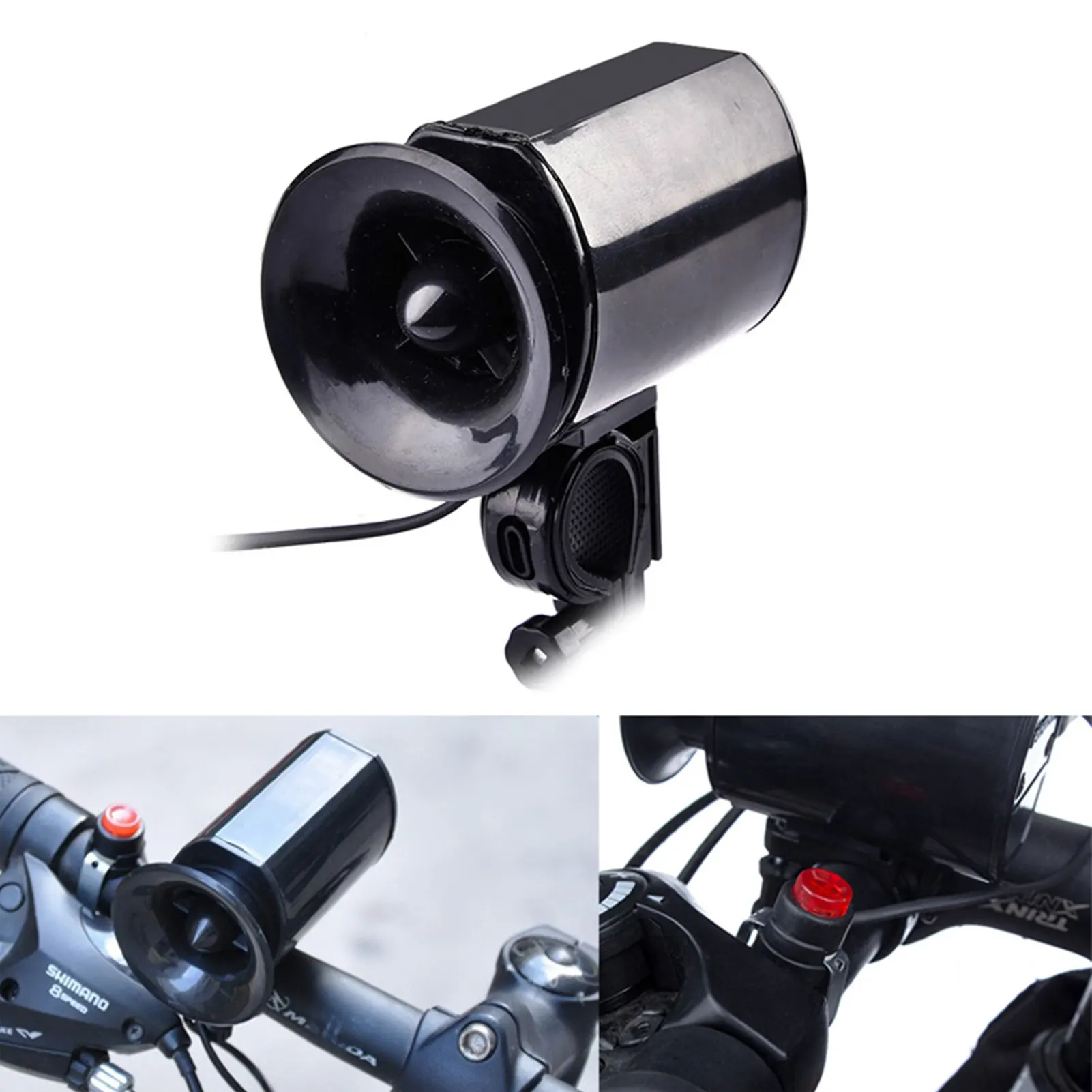 Bike Electronic Bell Loud Horn Bicycle Bell Super Loud Horn Bells Mountain Bikes Bicycle