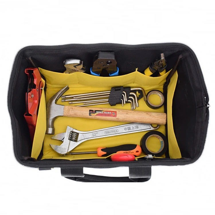 Electrician Tool Bag 14 Inches Handbag Single Shoulder Oxford Cloth Waterproof Large Capacity Repair Toolkit tool chest for sale