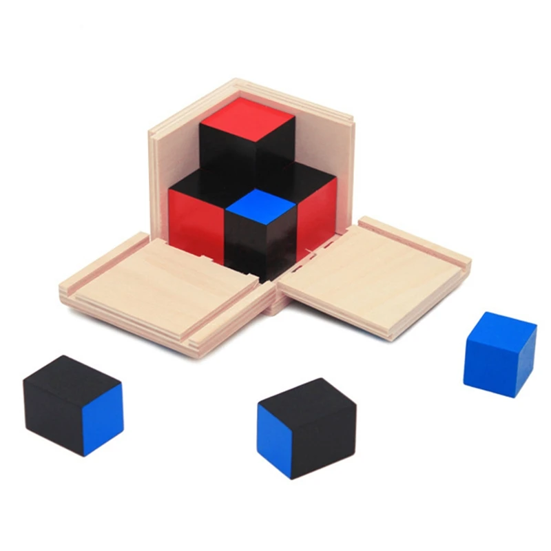 Kids Children Binomial Cube Set Montessori Early Educational Toys Xmas Gift 