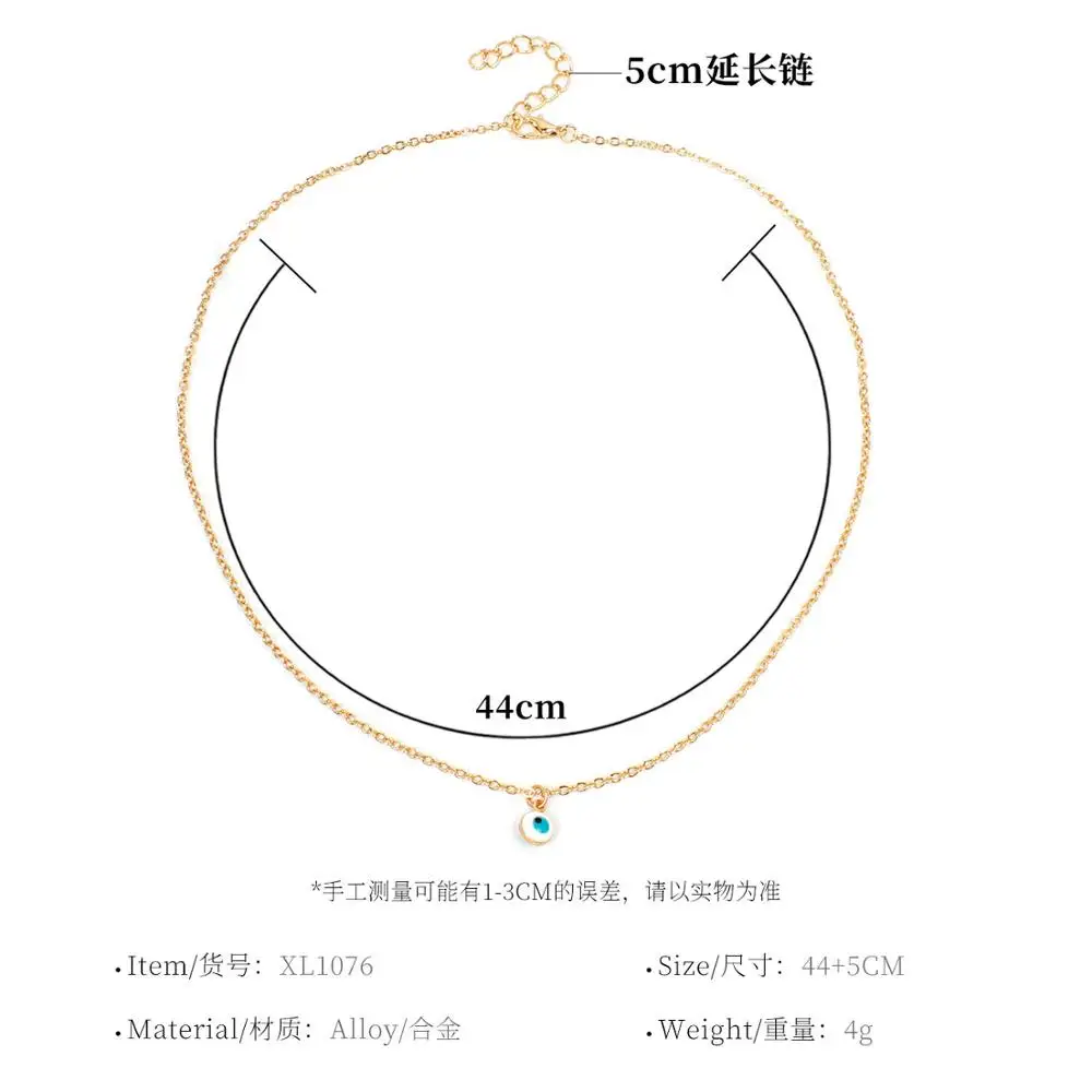 Мода 4 цвета сглаза колье для женщин кулон на шею аксессуары для женщин ювелирные изделия