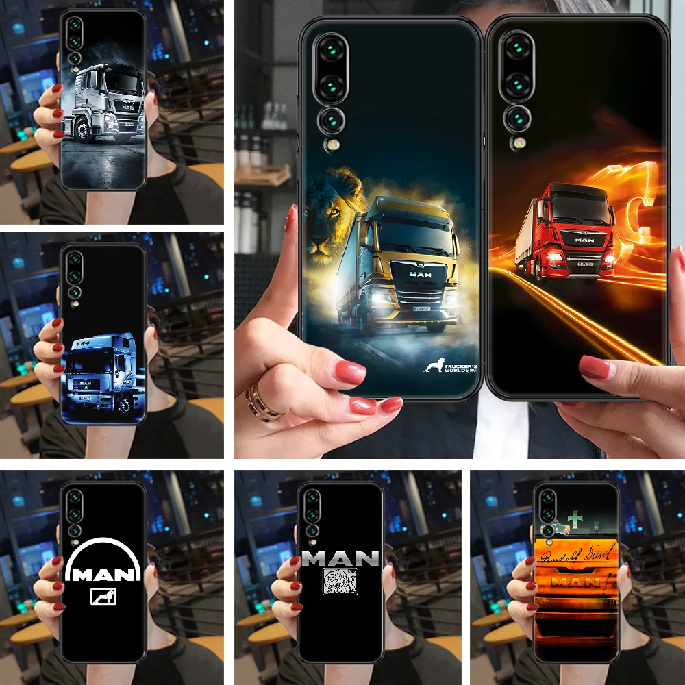 Прочный автомобильный чехол для телефона man trucks Huawei P Mate P10 P20 P30 P40 10 20 Smart Z Pro Lite 2019