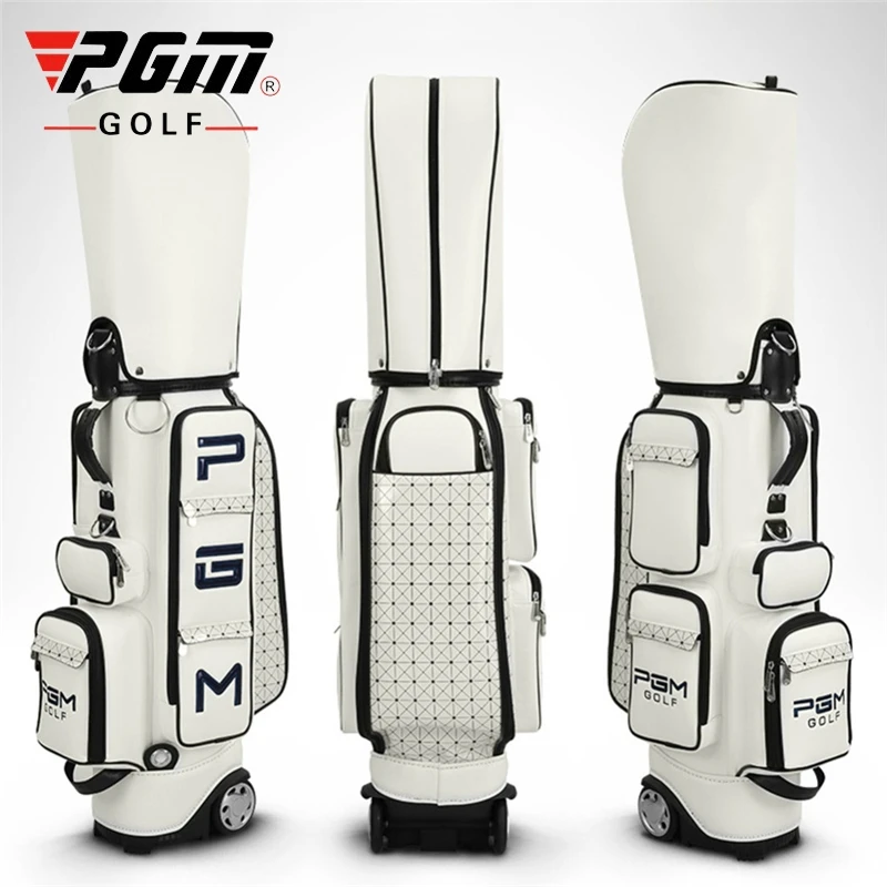 Pgm Women Golf Standard Bag Pu Waterproof Golf Bags Large Capacity