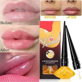 

Collagen Activ Lip Plumping Gloss Lip Plumper Lipstick Treatment Clear Lip Plump Gloss Enhancer for Fuller & Hydrated Lips