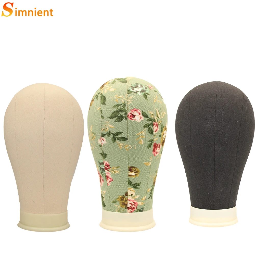 

Hot sale Training Mannequin Head Canvas Block Head Display Styling Mannequin Manikin Head Wig Stand Free Get T Needle Holder