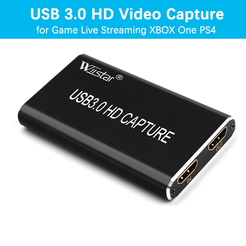 USB 3,0 captura de vídeo HDMI a tipo-C USB 3,1 HD 1080P Tarjeta de captura de vídeo para PC TV PS4 juego Stream en vivo para Windows Linux Os X - 1