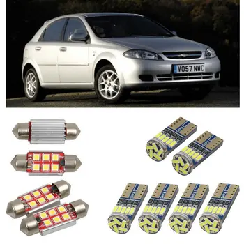 

Interior led Car lights For chevrolet lacetti j200 Reading dome bulbs for cars error free License Plate Light 6pc/lot