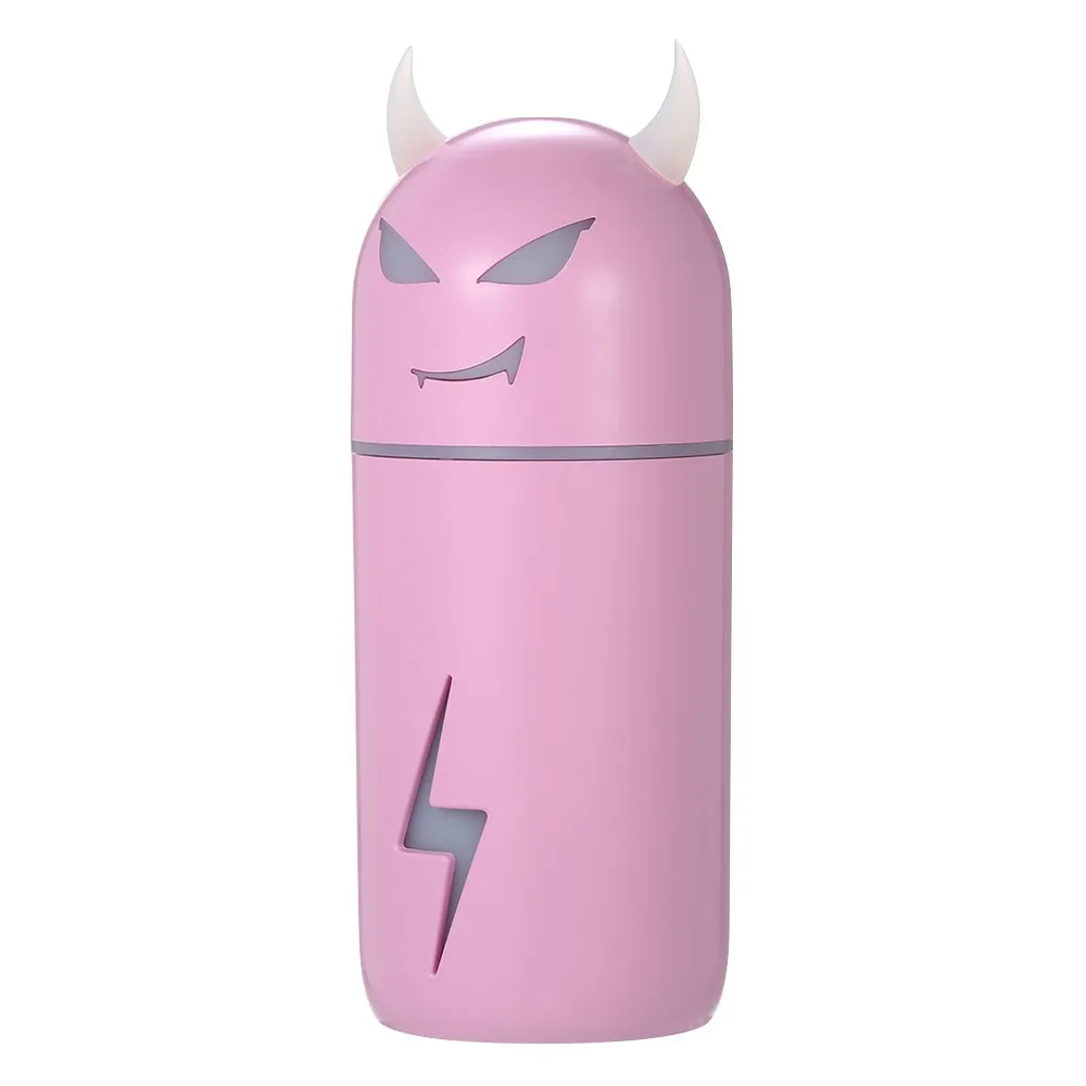 pink Дьявол увлажнитель милый USB увлажнитель удобный Арома диффузор увлажнитель для Хэллоуина - Цвет: pink
