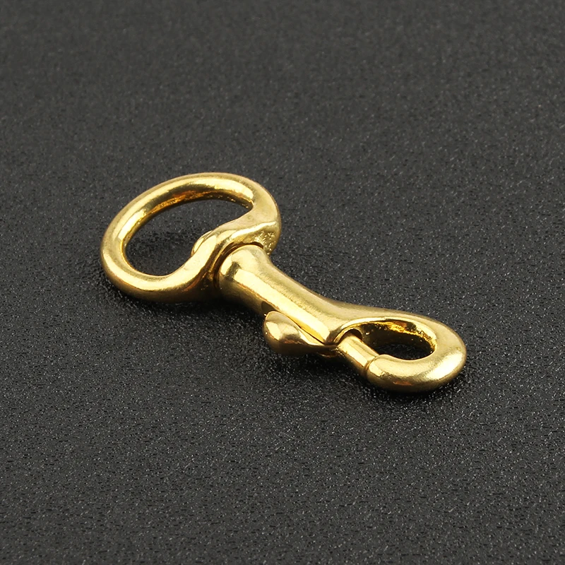 DIY Outdoor Buckle Brass Swivel Eye Bolt Snap Hook For Camping Bag Strap Belt Hook Clasp Outdoor Tool