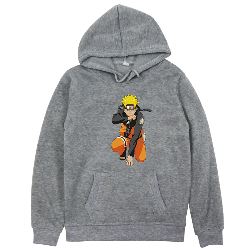 Hoodies 14 Лидер продаж; толстовки с принтом «Наруто» для мальчиков и девочек; осенне-зимнее детское бархатное пальто с капюшоном; одежда для маленьких девочек - Цвет: Hoodies 14
