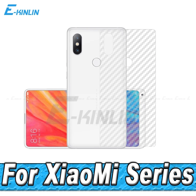 5pcs Carbon Fiber Screen Protector For Xiaomi Mi Mix Max 2 3 4 8 Pro A2 Lite A3 Back Cover Protective Film Not Tempered Glass | Мобильные