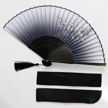 

Hand Held Fan Foldable Fan Summer Double Side Solid Color Decorative Gift