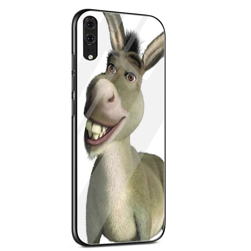 G12 Чехол для телефона из стекла ТПУ для huawei P10 P20 P30 Lite Pro P Smart mate 10 20 Lite Y6 Y9 Honor 7A 8X9 10 чехол Eeyore Donkey Shell - Цвет: G12