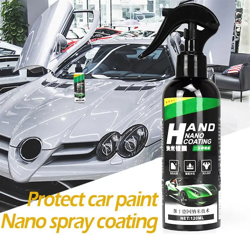 

120ml Car Repellent Ceramic Coating Nano Glass Plated Crystal Liquid Hydrophobic Coating Agent Liquid Hydrophobic Coating Agent