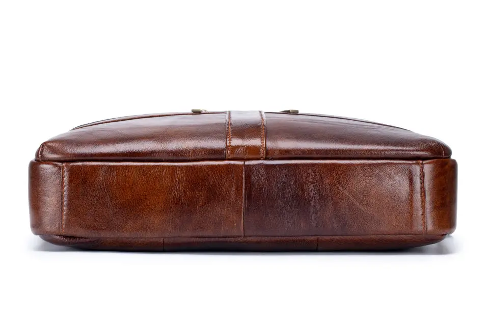 LAOSHIZI LUOSEN сумка мужская из натуральной кожи Портфель Мужская сумка для ноутбука натуральная кожа для мужчин сумки-мессенджеры Мужские