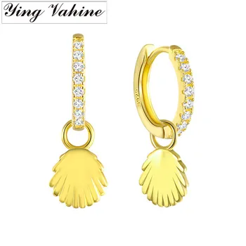 

ying Vahine 100% 925 Sterling Silver Creative Design Hand Shape Stud Earrings for Women