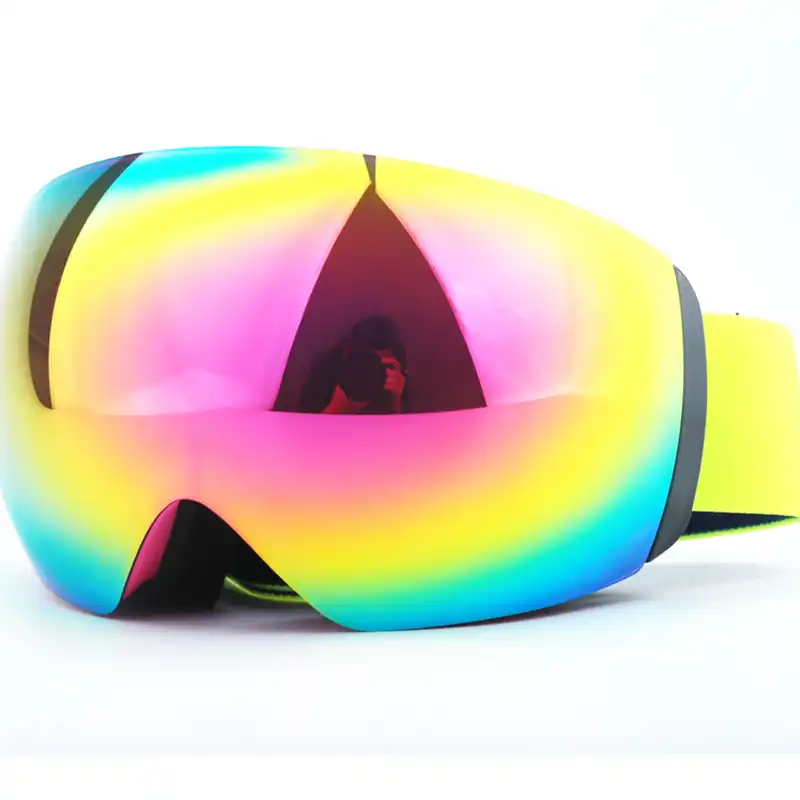 Зимние Спортивные UV400 Защитные магнитные мужские и женские лыжные очки