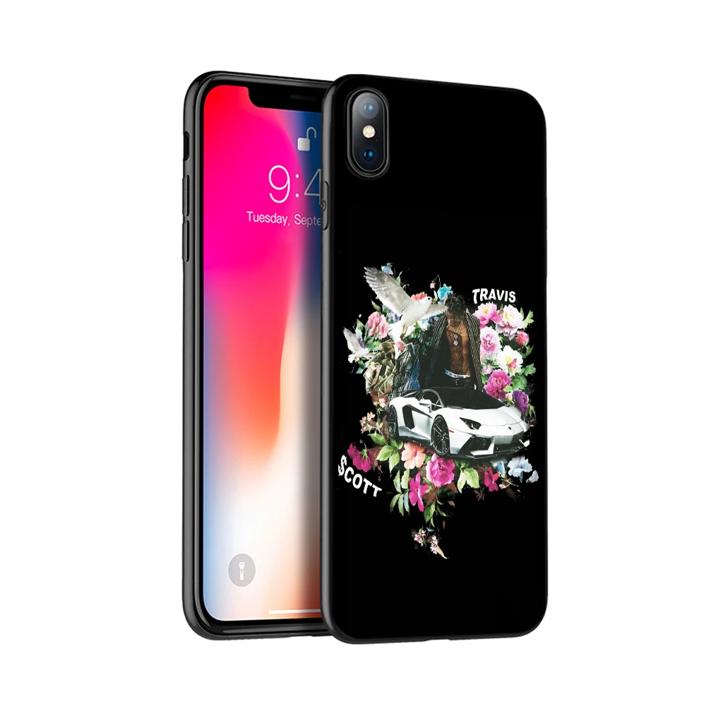 Черный чехол ТПУ для iphone 5 5s se 6 6s 7 8 plus x 10 чехол силиконовый чехол для iphone XR XS 11 pro MAX чехол Трэвиса Скотта astroworld - Цвет: 50014