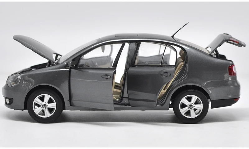Оригинальные заводские 1:18 Volkswagen VW NEW Polo Jinqu Gray Sedan классические модели игрушек на день рождения/рождественские подарки, коллекция