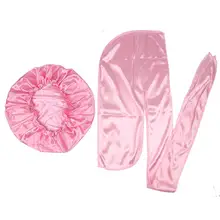 Шелковистый дюраг с чепчиком женский Чепчик для сна