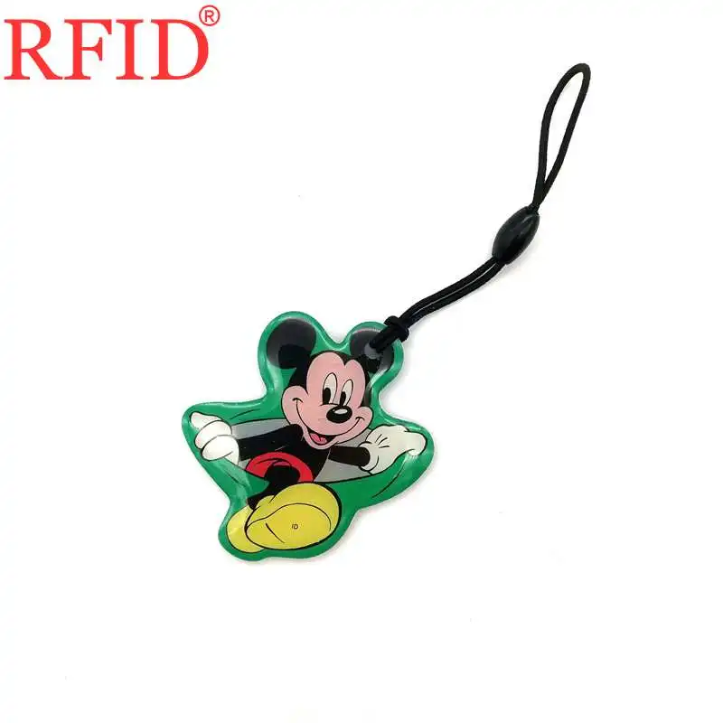1pcs Random Color ID 125 кГц EM4305 перезаписываемый брелок метки-маркеры rfid водонепроницаемый брелок дверные ключи пустые карты карта контроля доступа 1 шт - Цвет: 1pcs Random Color