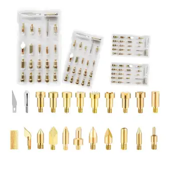 

22Pcs/set Wood Burning Pen Tip Stencil Soldering Iron Tool Carving Working Craft Kit For Hobby Pyrography K5R1