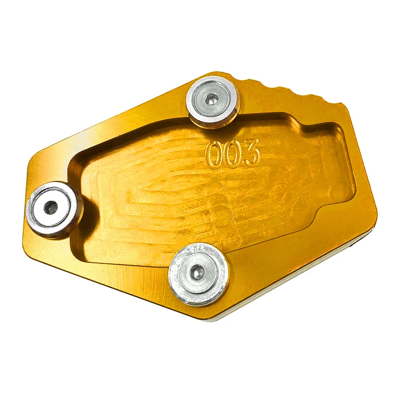 CNC Kickstand Foot Side Stand Extension Pad Support Plate For DUCATI Multistrada 1200 S Monster 795 796 821 1200 1200S  (15)