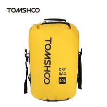 TOMSHOO 40L водонепроницаемый рюкзак треккинг сухая Сумка рыболовная водонепроницаемая сумка для кемпинга сумка для хранения для путешествий рафтинг катание на лодках