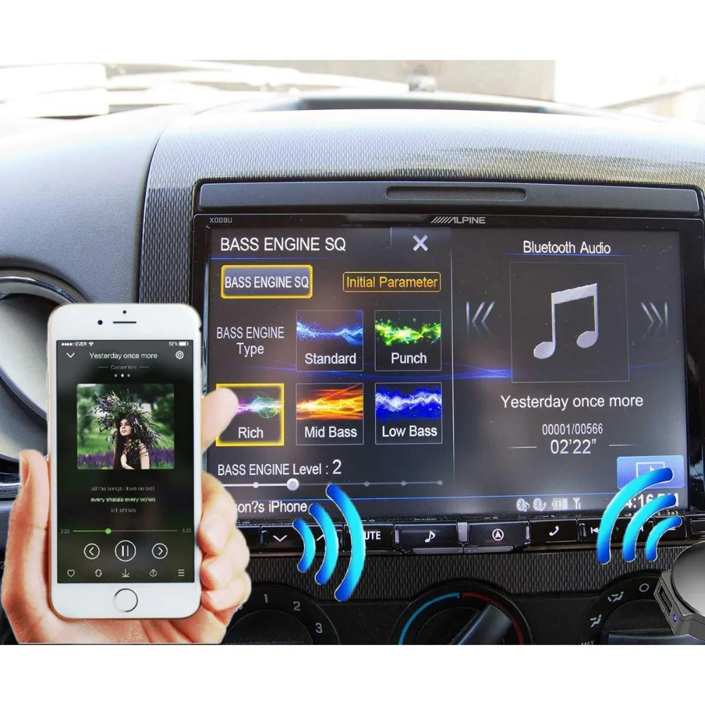 Динамик адаптер автомобильный стерео Bluetooth адаптер беспроводной музыкальный приемник автомобильные комплекты для Ford Sound Radio