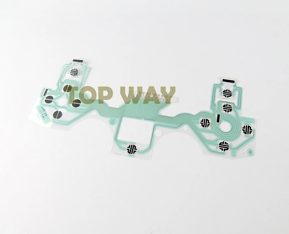 JDS 001 030 040 050 Replacement Buttons Ribbon Circuit Board for PS4 Dualshock 4 Pro Slim Controller Conductive Film Keypad flex