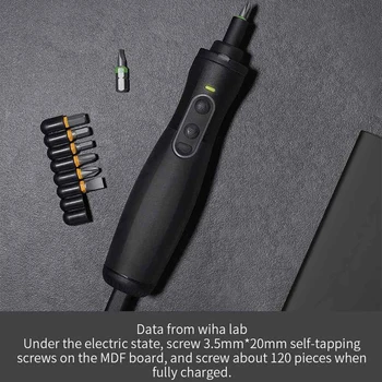

Wiha Zu Hause Electric Booster Screwdriver Smart LED Dual Motor Repair Tools for Home Computer Appliances Furniture Screw Set