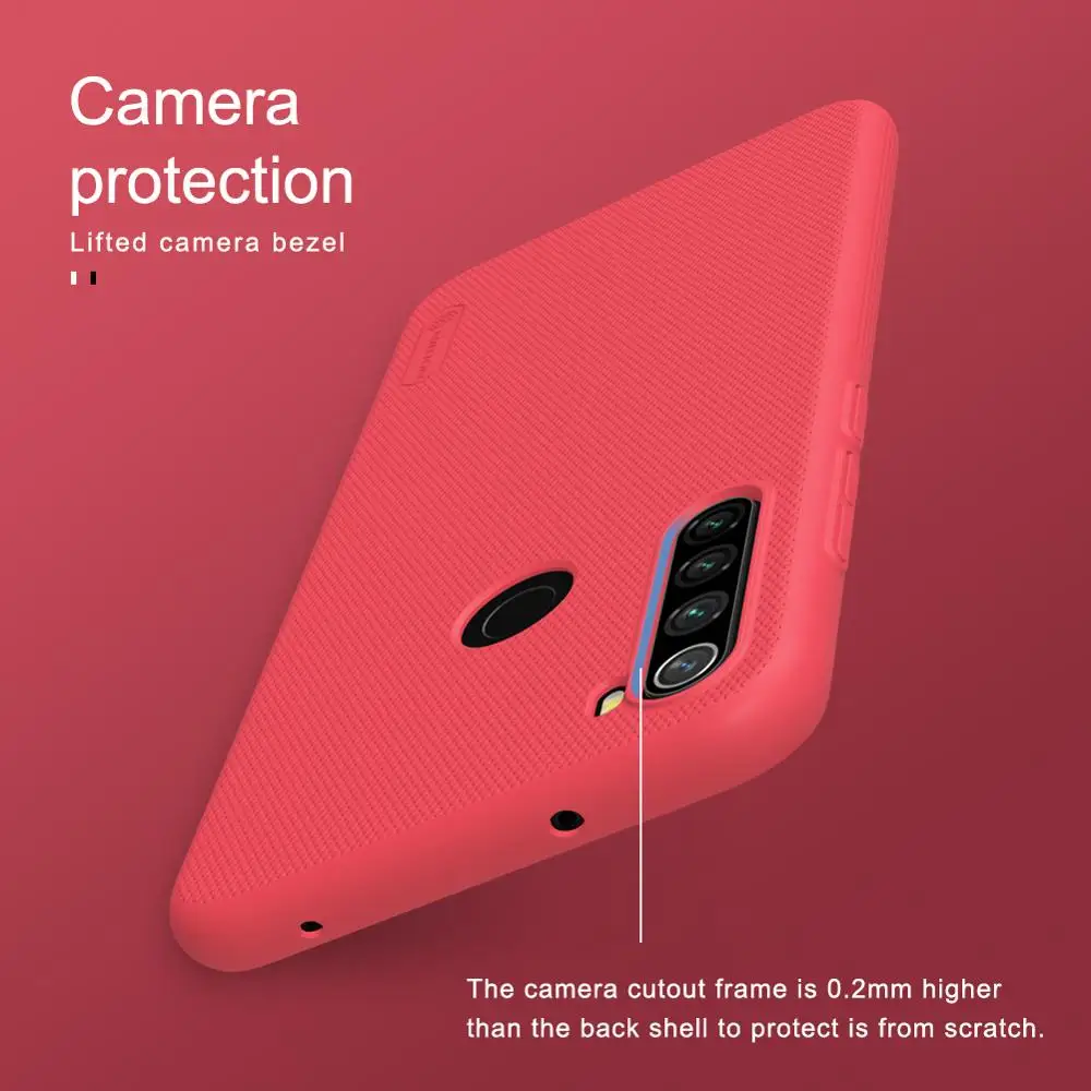 Матовый защитный чехол Nillkin для Xiaomi Redmi Note 8 T, защитный чехол с защитой от отпечатков пальцев