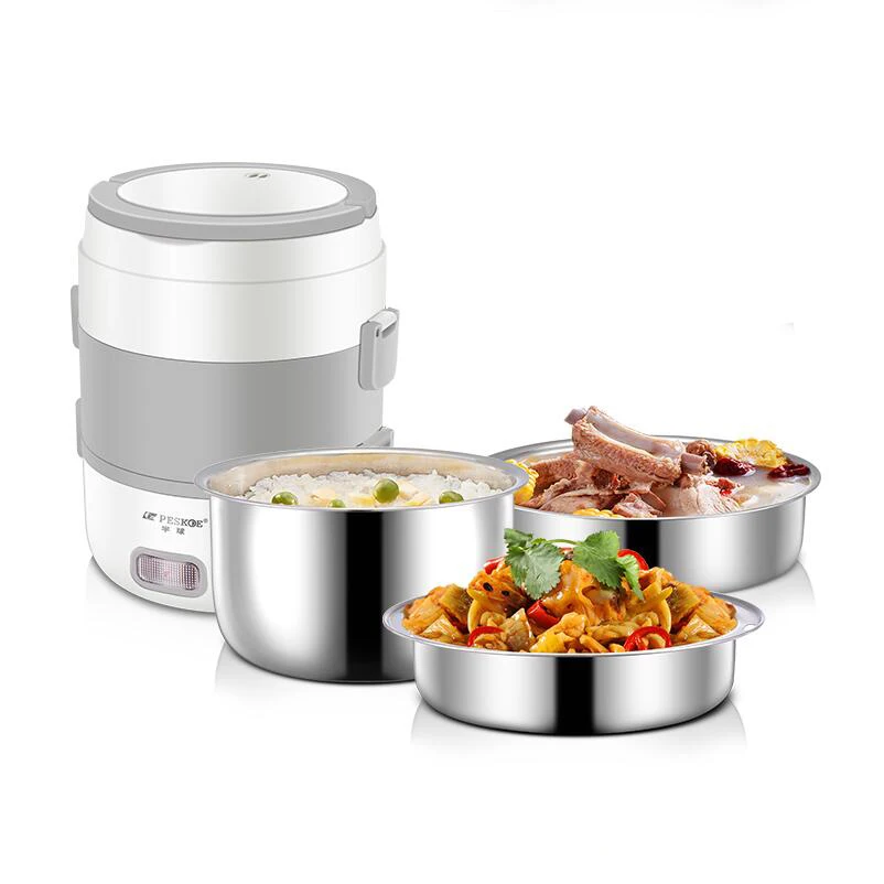 

Three Floors Electric Lunch Boxes Small Rice Cooker Cooking Appliance Thermal Lunch Boxes Hot Dish Cooking Rice Cookers Hot