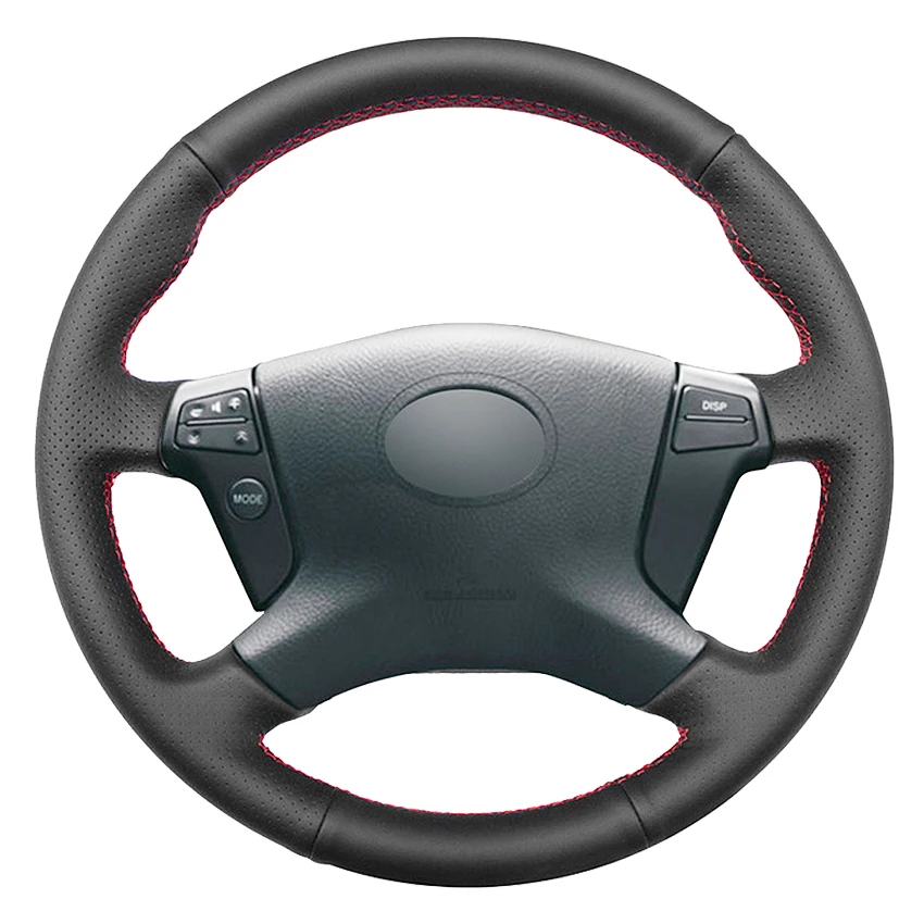 

Черный чехол из натуральной кожи с ручной строчкой для Toyota Yaris 2012-2019 Subaru Trezia 2011-2015