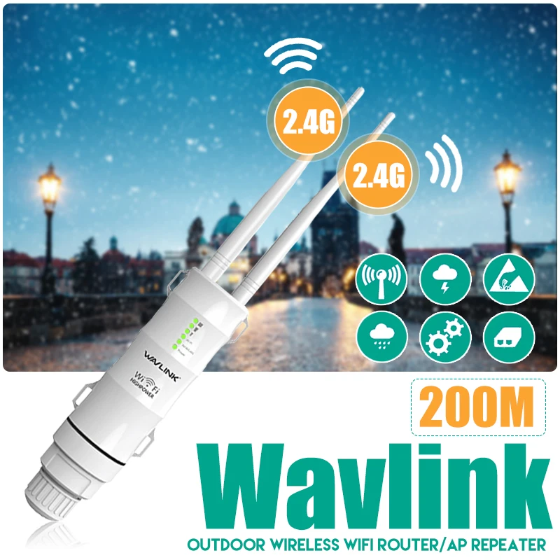 Беспроводной Реле Wavlink 3 в 1 ретранслятор WN570HN2 удлинитель Wi Fi высокой мощности