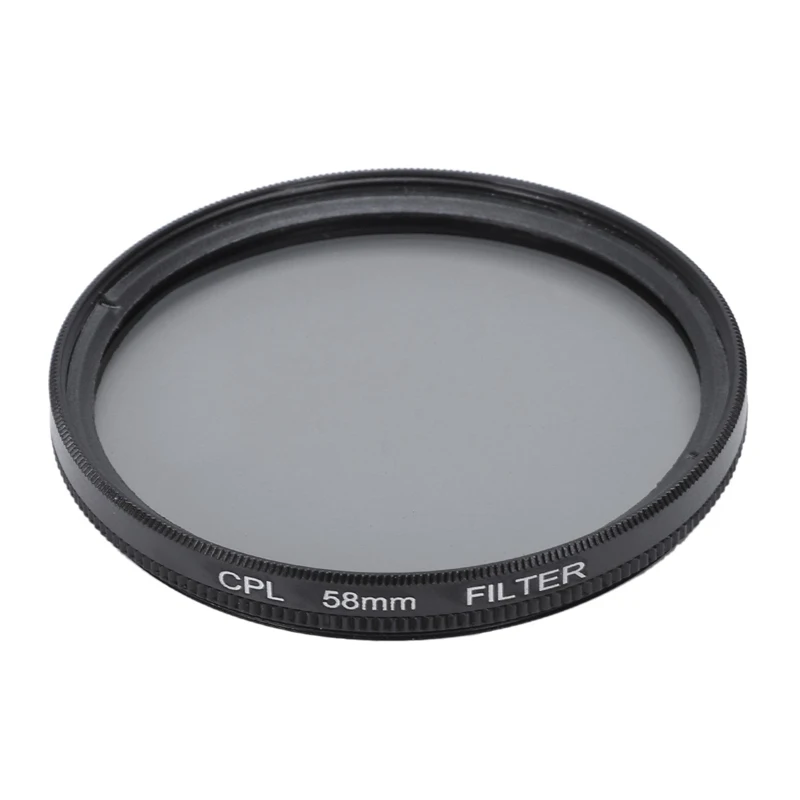 FFYY-CPL комплект УФ-фильтров 58 мм для Canon EOS 700D 100D 600D 1200D крышка объектива