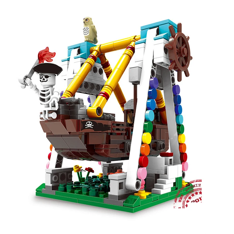 520 шт детские строительные блоки игрушки Совместимость с legoingly город детский