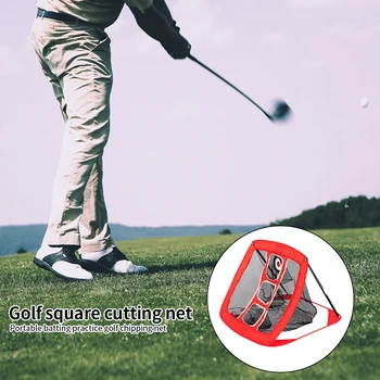 

Golf Chipping Net Indoor Training Cage Hitting Practice for Beginners Backyard Playground Pitching Golf Training Aids