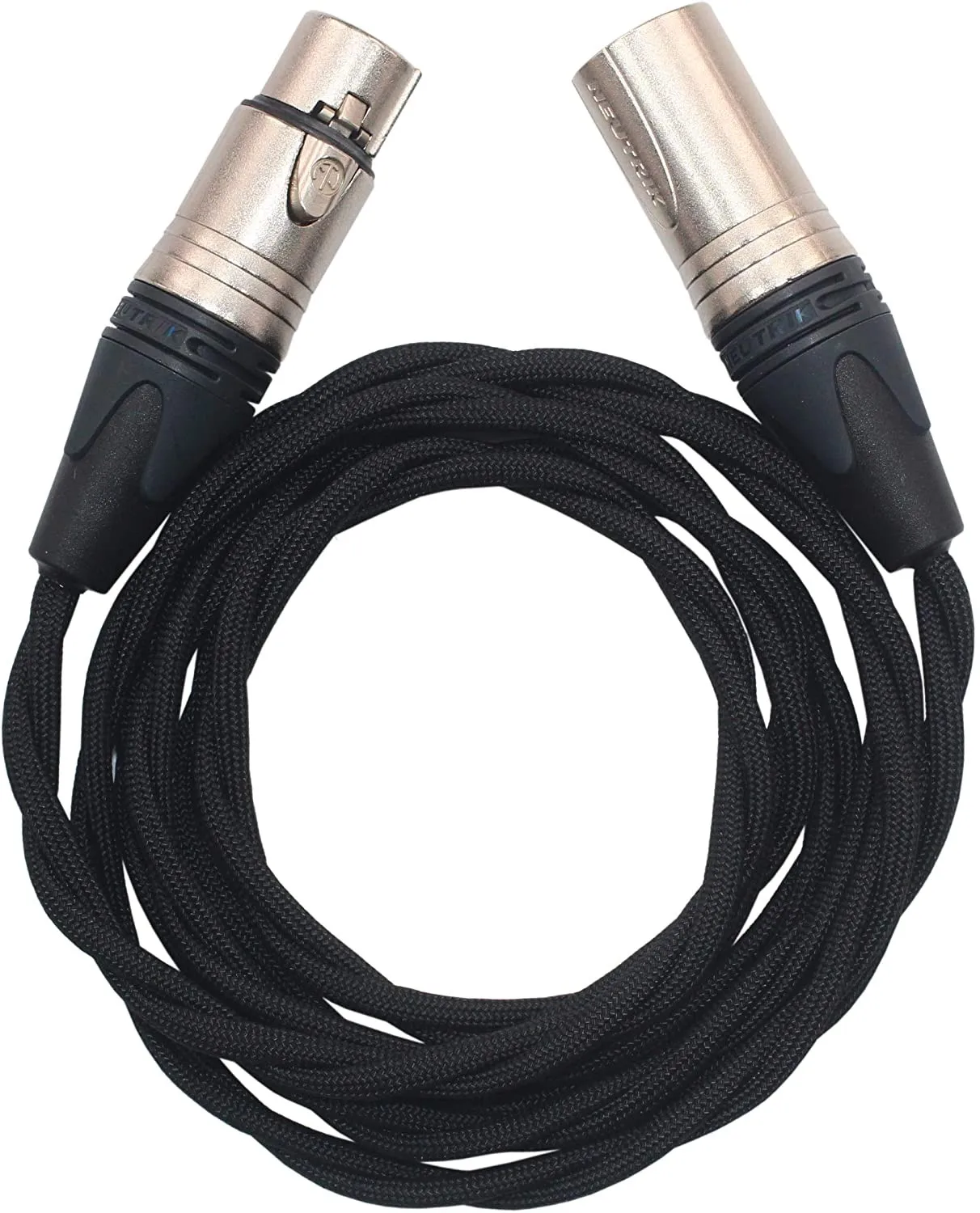 Preffair 4 Pin XLR Balance Male to 4 Pin XLR Balance Female Extension Cable Headphone Extension Cable Audio Extension Cabl