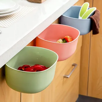 

Plastic Cabinet Door Hanging Trash Can Waste Bin Garbage Basket Kitchen Tool Rubbish Containe Household Cleaning Tools 101