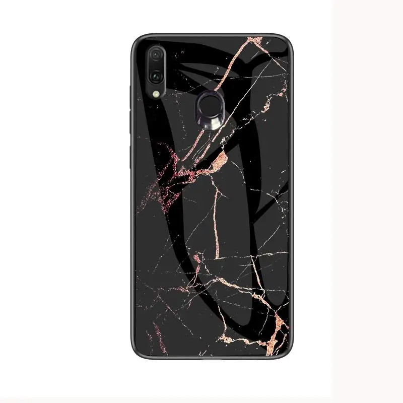 3 Чехол для телефона ASUS Zenfone Max Pro M2 ZB631KL M1 ZB602KL, мраморный чехол из закаленного стекла, силиконовые чехлы для M1 ZB601KL, задняя крышка - Цвет: 3