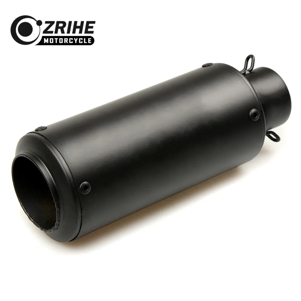 

ZRIHE 37-61mm Stainless Steel Motorcycle Exhaust pipe Motorbike Universal Exhaust pipe FOR YAMAHA SR500/VMAX 1200/V STAR 250