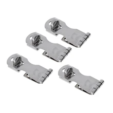 4 шт сверхмощная Поворотная дверная Засов защелка-безопасная упаковочная застежка морская нержавеющая сталь-2,5 дюймов/65 мм