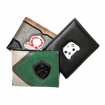 

Anime Purse Cartoon Wallet Metal Logo Short Wallet Coin Wallet Fashion Boy and Girl Gift Wallets