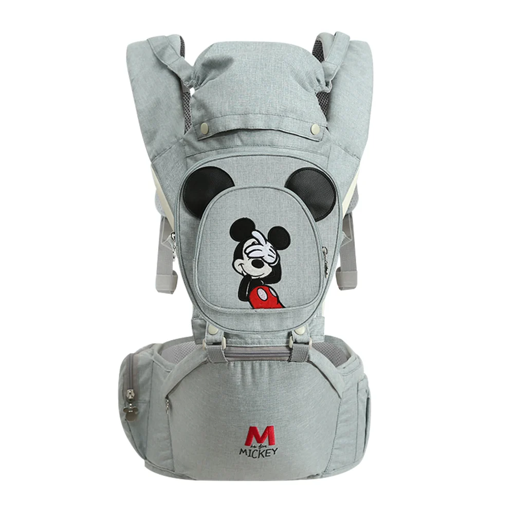 Disney Baby Carrier Слинг новорожденных Мягкие младенческие рюкзаки обёрточная бумага дышащая обёрточная бумага рождения удобный уход за ребенком - Цвет: Cyan