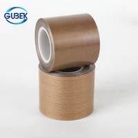Anti-sticky  High Temperature Tape Heat Resistance PTFE Coated Fiberglass Fabric Silicone Adhesive Cloth 1