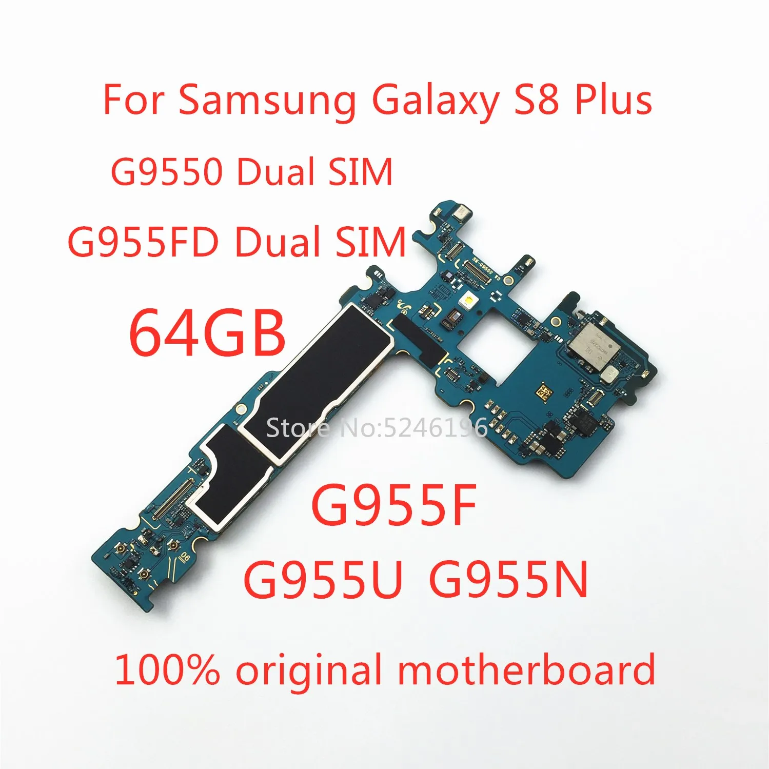 1 шт. применяется для Samsung Galaxy S8 Plus + G9550 G955FD G955F G955U G955N 64 Гб оригинальная