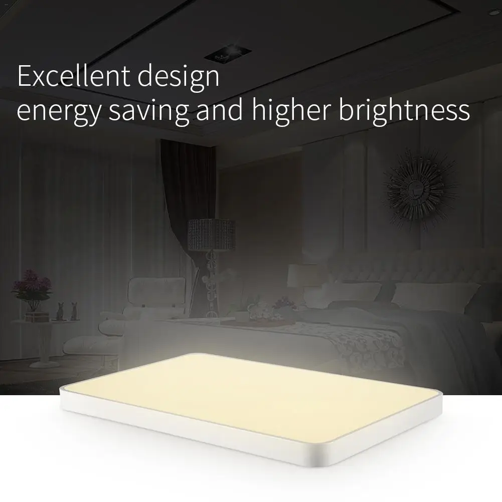  72W Ultra-thin Warm White LED Ceiling Down Light With Wireless Remote Control Indicator For Bathroo - 4000123833540
