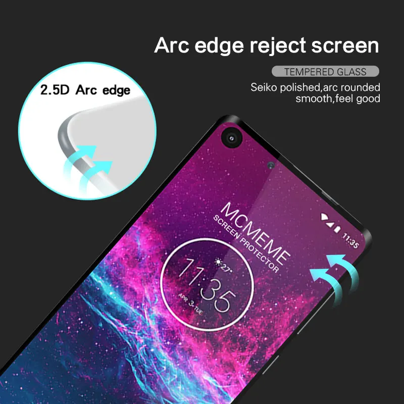 10 шт. закаленное стекло для Motorola One действие защитное стекло на экран телефона rotective стекло для Motorola One действие защитная пленка