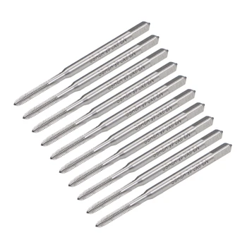 

uxcell Metric Machine Tap M2.2 Thread 0.45 Pitch 3 Straight Flutes H2 High Speed Steel 10pcs